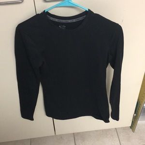Black warm gear long sleeve shirt